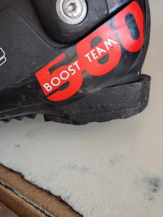 Botas de esquí negras talla 21 cm ( 33/34 zapato)