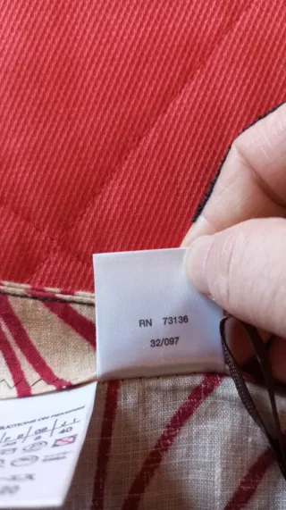 Gonna vintage lino e seta