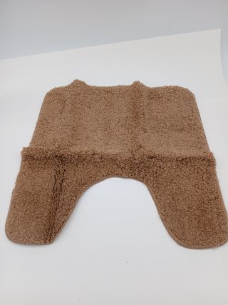 MIULEE 1 Pezzo Tappeto a Forma di U Morbido Soffice Antipolvere Antiscivolo Assorbente Lavabile per Bagno 45 x 45
