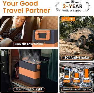 Nevera UKKISO 50L Compresor 100-240V