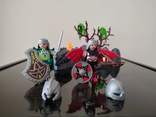 Playmobil 4147 Dragón con Caballeros