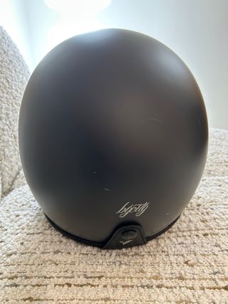 Casco Jet Negro Mate