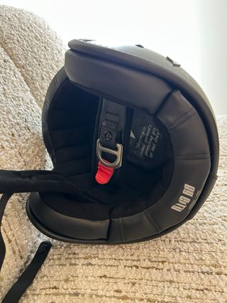 Casco Jet Negro Mate