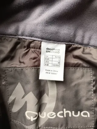 Pantalón de esquí Quechua gris M hombre