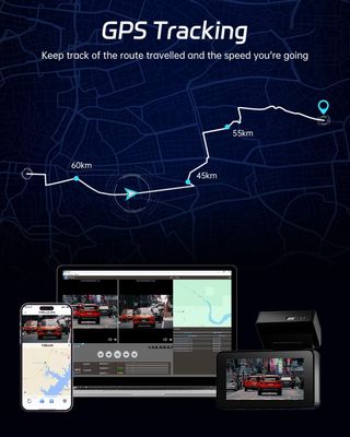 Pelsee P3 4K Dash CAM Delantera y Trasera,Tarjeta