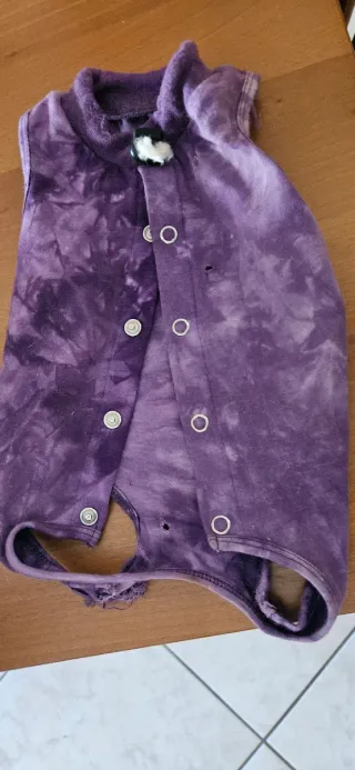 Vestito per gatto taglia M viola