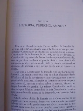 España, 1978: La amnesia constituyente