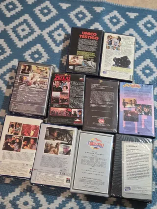 Lote 10 Películas VHS Videoclub