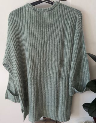 Jersey mujer Pull&Bear verde talla S