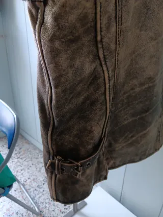 Cazadora Rocker Vintage Marrón