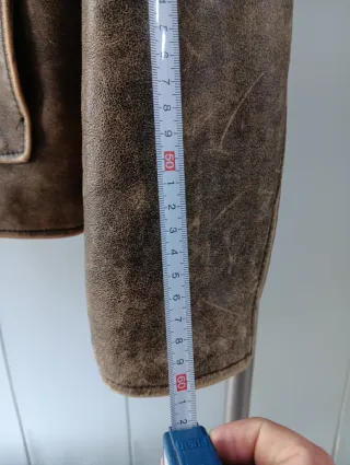 Cazadora Rocker Vintage Marrón