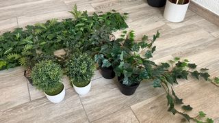 Plantas artificiales decorativas