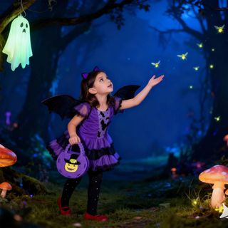 Disfraz Murciélago Niña, Disfraz Halloween Niña co