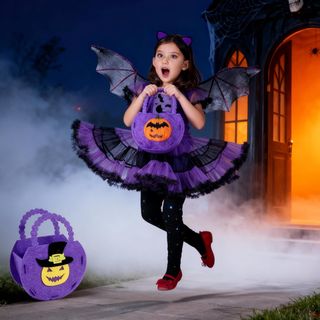 Disfraz Murciélago Niña, Disfraz Halloween Niña co