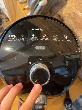 Freidora de aire negra