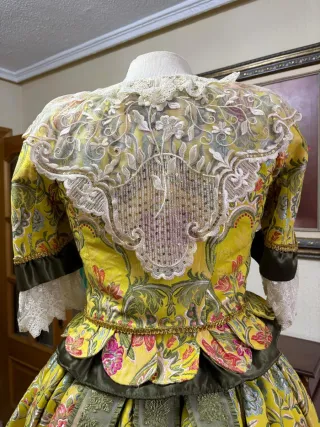 Vestido de fallera multicolor talla única