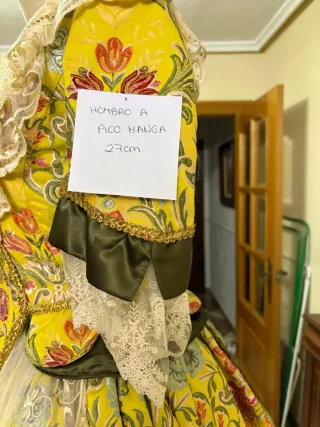 Vestido de fallera multicolor talla única