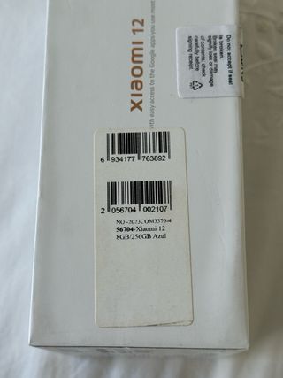 Xiaomi 12 8/256GB