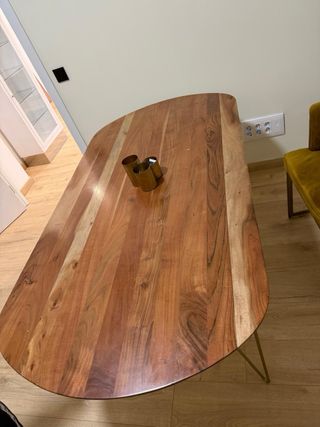 Mesa Comedor Madera y Metal Maisons du Monde