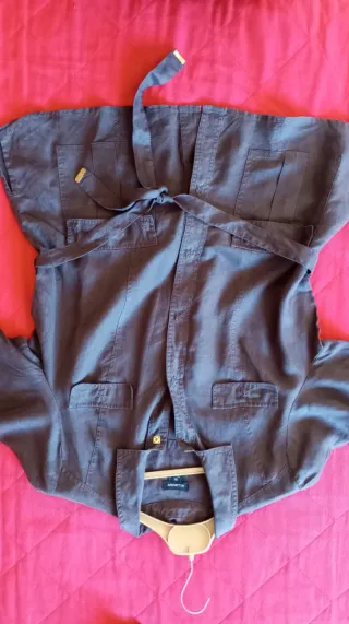 Camicia sahariana ANISETTE lino taglia 23