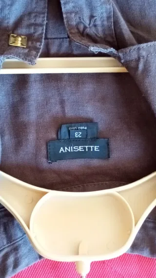 Camicia sahariana ANISETTE lino taglia 23