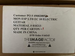 Guitarra eléctrica ESP LTD MONSTER ENERGY NUEVA