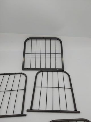 Supporto per piante LINZINAR a 6 livelli e 7 vasi in metallo per interni ed esterni, grigio scuro