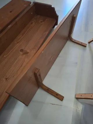 Lote 4 Estanterías Madera.