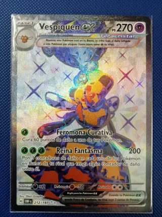 Carta Pokémon Vespiquen EX Teracristal 212/197