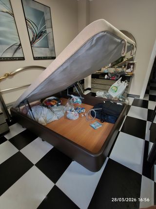 Canapé Cama 1.35x1.80 Base Tapizada