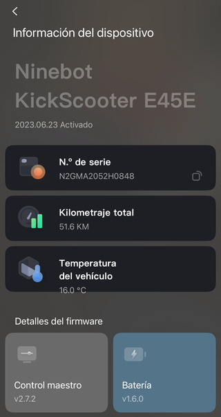 Patinete Eléctrico Ninebot E45E
