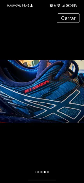 Asics Gel Nimbus 2019 Talla 45