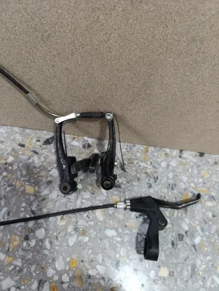 Frenos de zapata y maneta para bicicleta