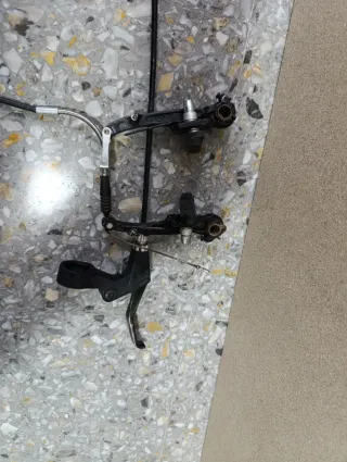 Frenos de zapata y maneta para bicicleta