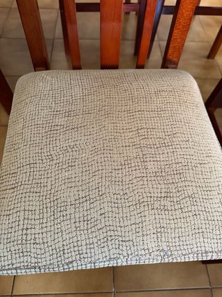 Mesa de comedor y 6 sillas madera