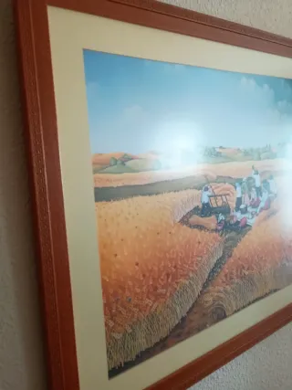 Cuadro Decorativo Campo Cosecha