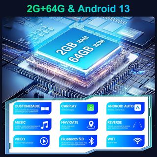 Radio Android BMW E46 9 CarPlay 2+64GB