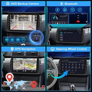 Radio Android BMW E46 9 CarPlay 2+64GB