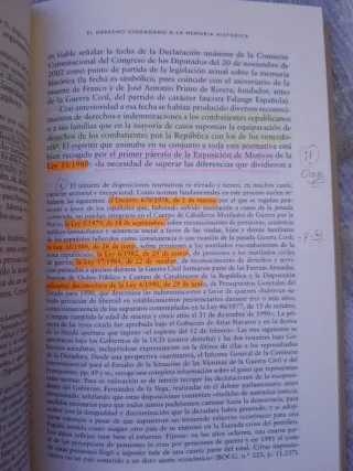 Derecho y memoria histórica