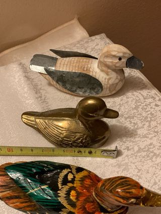 Tre anatre decorative da collezione