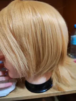 Peluca Kagamine Rin Vocaloid Cosplay Dorada