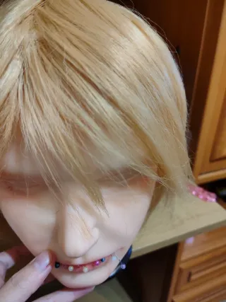 Peluca Kagamine Rin Vocaloid Cosplay Dorada
