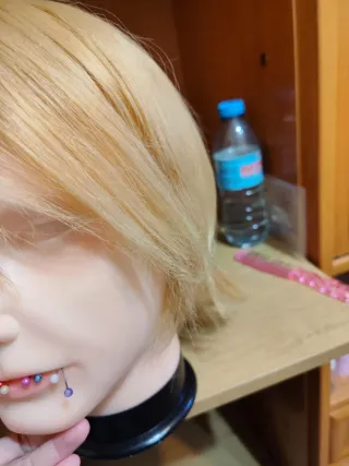 Peluca Kagamine Rin Vocaloid Cosplay Dorada
