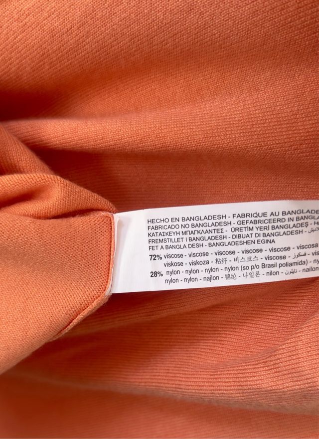 Chaqueta Stradivarius Naranja Talla S