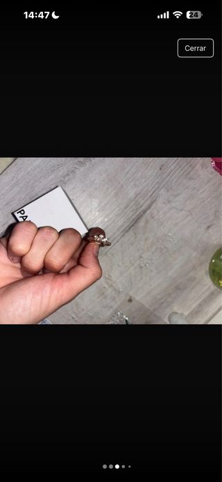 Anillo Pandora dorado