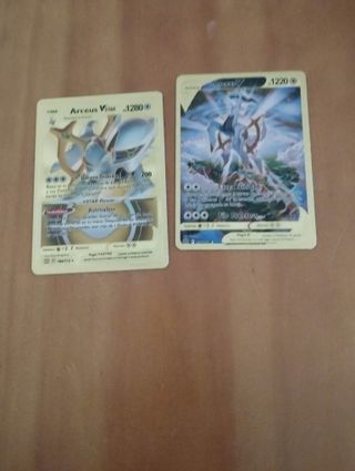 Cromos Pokémon Arceus VSTAR y V
