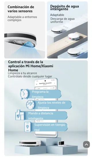 Robot Aspirador Xiaomi aspira y pasa mopa