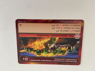 Lote 10 Bakugan con le loro carte, tabella e magneti.