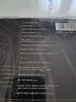 CD Celine Dion Let's Talk About Love