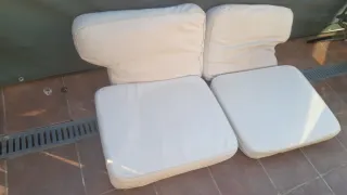 Respaldos y cojines para asientos palets 2 Plazas